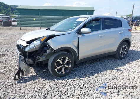 2020 Kia Sportage Lx z USA, uszkodzony, nr VIN KNDPMCAC5L7756576